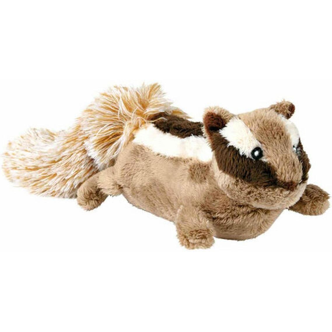 Trixie Streifenhörnchen 28cm mit Quietscher (Plüschspielzeug), Hundespielzeug
