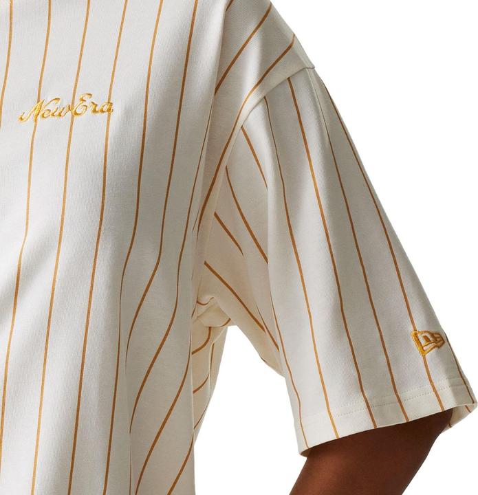 Actual product image New Era Oversized Shirt - PINSTRIPE off white - M (M)