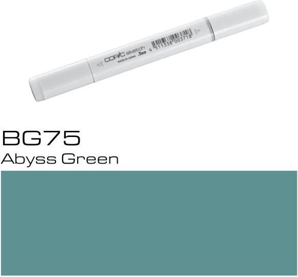 Image du produit Copic Sketch type BG - 75 (BG75 - Vert abyssal, 1 x)