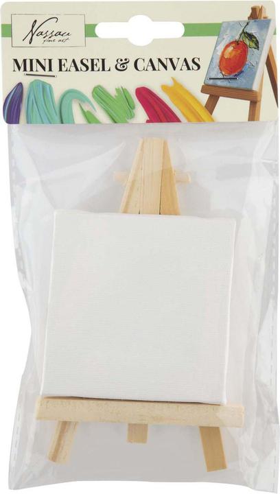 Grafix Nassau Mini-Staffelei + Leinwand