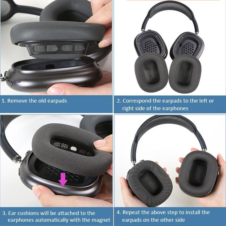 Produktbild PhoneLook Ohrpolster mit verstärktem Magnet (2er Set) (Apple AirPods Max)