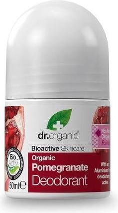 Dr. Organic Dr Organic Pomegranate Deodorant Natural Vegan Cruelty Free Paraben & SLS Free Aluminium Free 50ml (50 ml)
