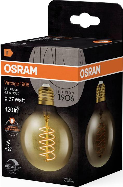 Actual product image Osram Vintage-Lampe (E27, 420 lm, 1 x)