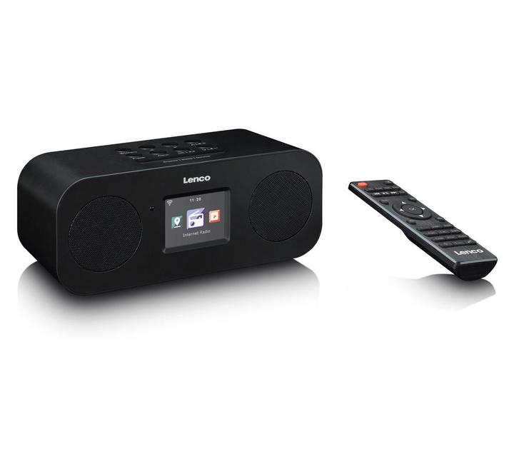 Produktbild Lenco Internet Radio Stereo DIR-121BK schwarz, DAB, FM, BT (DAB+, FM, Internetradio, Bluetooth, WLAN)