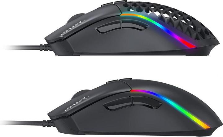 Produktbild Inca RGB 6 Led 10000 DPI 7D Macro Keys with Double Cap Prof. gaming mouse (Kabelgebunden)