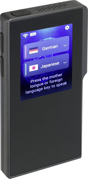 Produktbild Renkforce multilingualer Wi-Fi-Sprachübersetzer 70 Sprachen (Akku, Netzbetrieb)