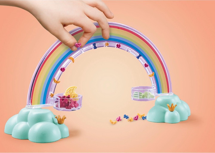 Actual product image Playmobil Celestial Pegasus with Rainbow (71361, Playmobil Princess)