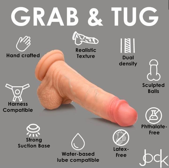 Image du produit Wicked Realistischer Dildo Mit Echten Hautfleischhoden 20'32 cm