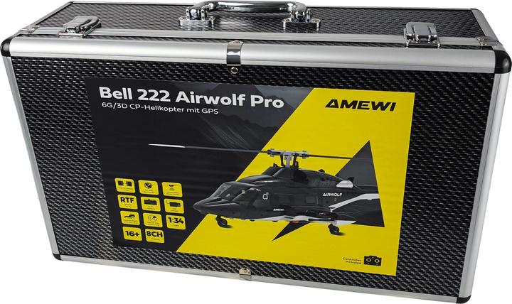 Actual product image Amewi Bell 222 Airwolf Pro GPS Helikopter 8-Kanal 3D/6G RTF