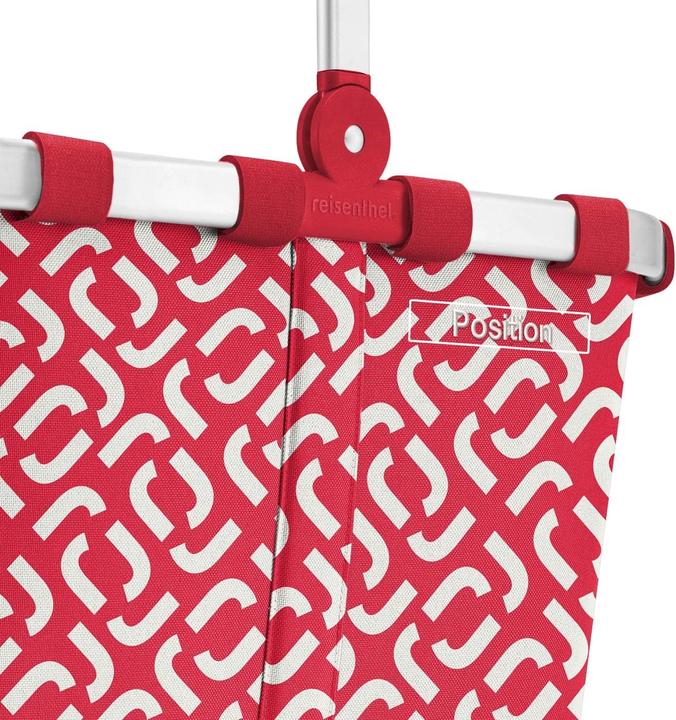 Actual product image reisenthel Shopping Basket Carrybag Signature Red/White