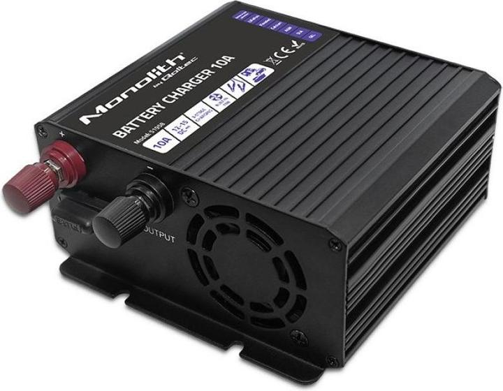 Produktbild Qoltec Inteligentna ładowarka Monolith do akumulatorów LiFePO4 AGM GEL SLA | 10A | 12V