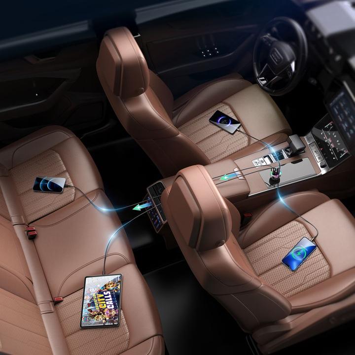 Image du produit Joyroom Chargeur de voiture 70W 4 ports