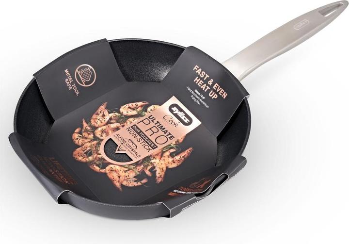 Immagine prodotto Zyliss Padella Ultimate Pro 24 cm (24 cm, Padella per friggere, Alluminio, Acciaio inossidabile)