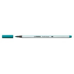 Actual product image STABILO Pen 68 brush Premium felt-tip pen (Turquoise blue, 1 x)