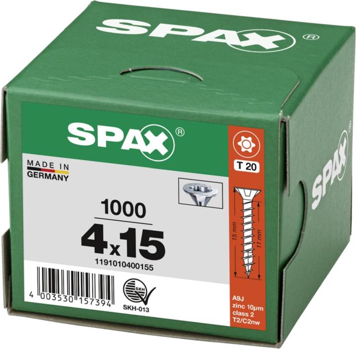 Actual product image Spax Senkmultikopf T-Star Plus T20 Vollgewinde Wirox (1000 Screws per piece)