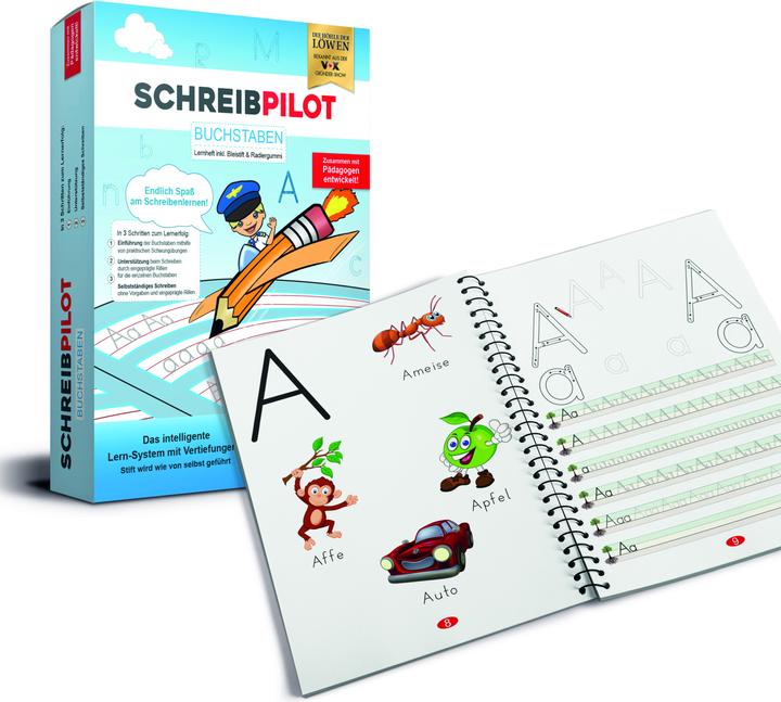 Produktbild Die Höhle der Löwen Schulheft Schreibpilot DIN-A4 Buchstaben (A4, Gepunktet)