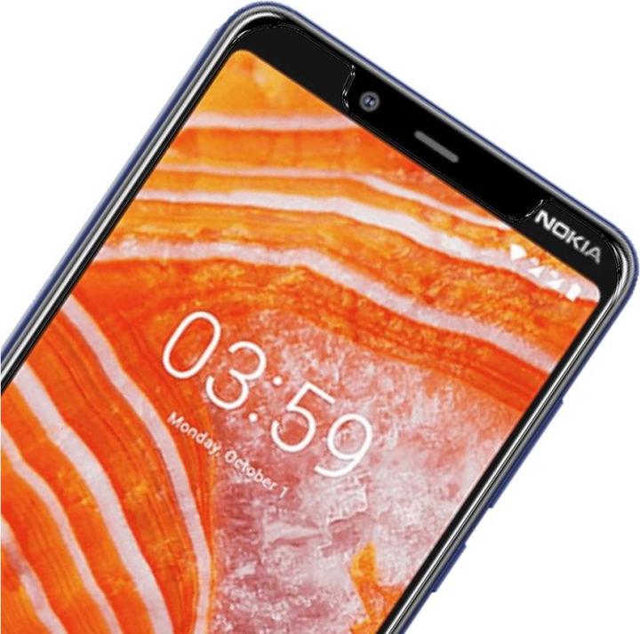 Immagine prodotto Screenguard Nokia 3.1 Plus Pellicola protettiva in vetro Custodia dal design amichevole (1 pz., Nokia 3.1 Plus)