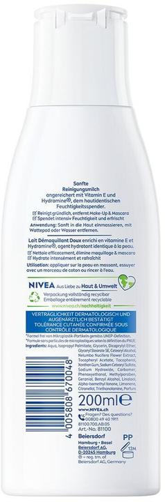 Immagine prodotto NIVEA Sanfte Reinigungsmilch (Lozione detergente, 200 ml)