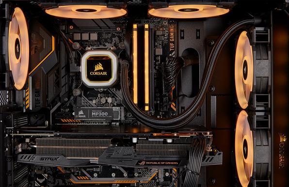 Produktbild Corsair Vengeance RGB Pro TUF (2 x 16GB, 3200 MHz, DDR4-RAM, DIMM)