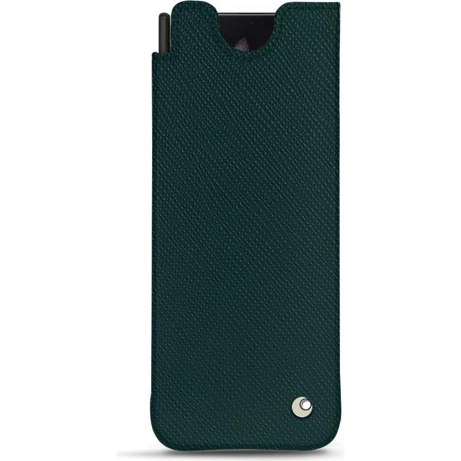 Noreve Lederschutzhülle (Samsung Galaxy Z Fold4), Smartphone Hülle, Grün