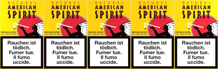 Actual product image Natural American Spirit Yellow Box (10 pcs.)