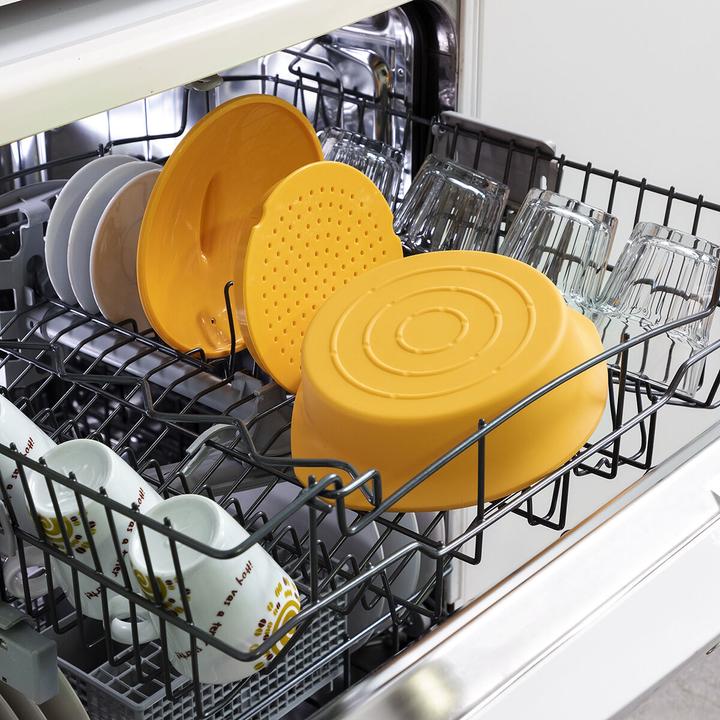Actual product image InnovaGoods Steamer for the microwave - Orange (Plastic)