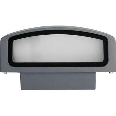 Ideal lux, Gartenbeleuchtung, ANDROMEDA Wandleuchte E27 dimmbar Anthrazit IP55 061580 (E27, IP55)