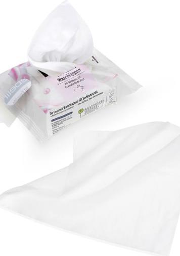 Actual product image dm ebelin Moist washcloth silk 30 pieces (30 Piece)