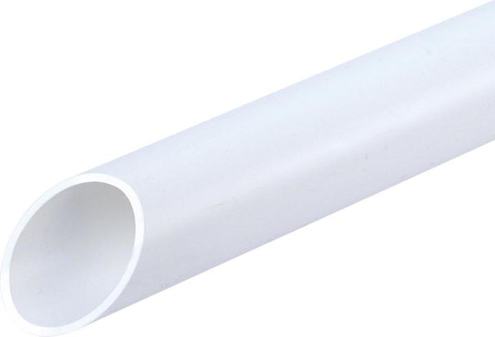 Actual product image Fränkische Rohrwerke FRA FPKu-EM-F-UV 32 white Rigid plastic armoured conduit, made from (200 cm)
