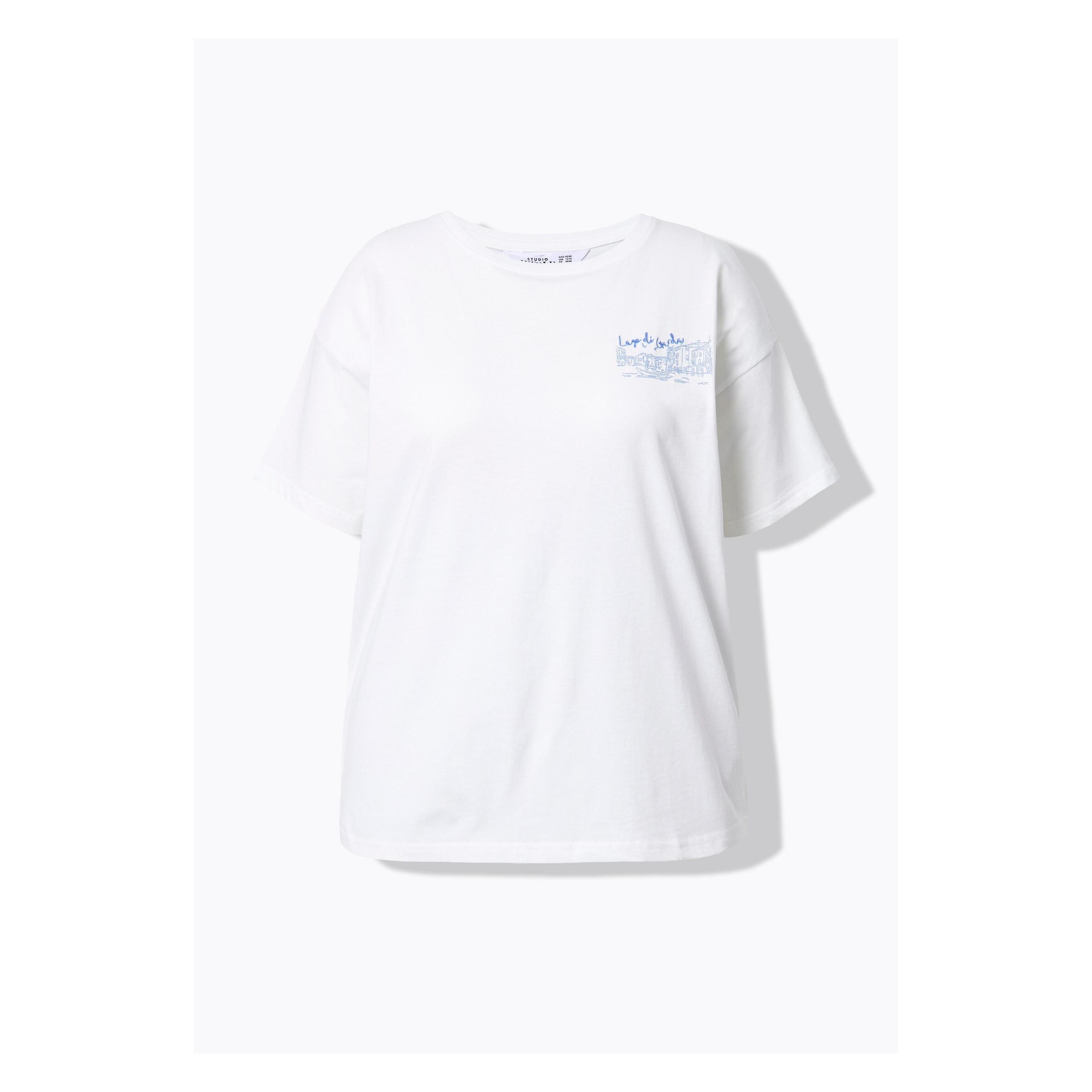 Studio Untold T-Shirt Classica Con Applicazioni Brillanti 834528 | Donna, Girocollo, Mezze Maniche, Jersey Morbido