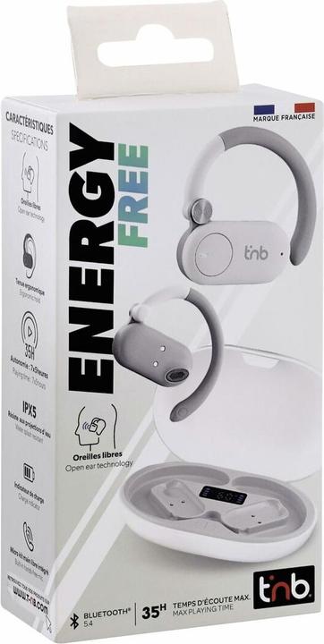 Image du produit T'nB Sportkopfhörer ENERGY PLUS Weiss (NC, Filaire, Sans fil)