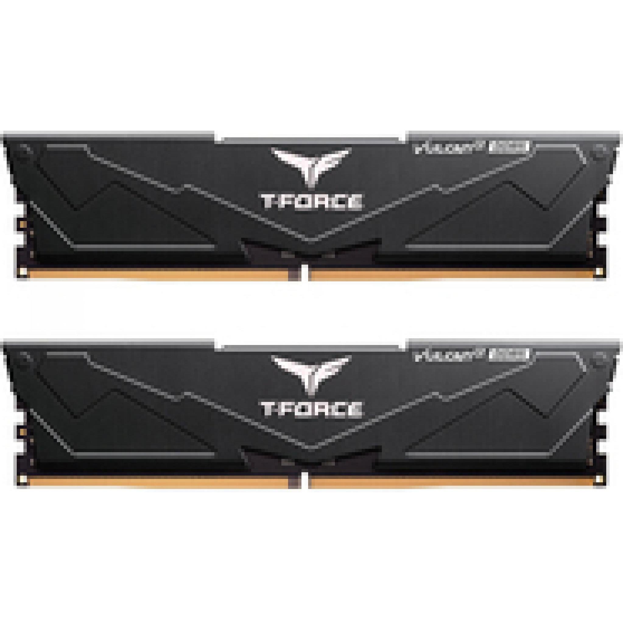 Team Group RAM Team D5 6000 16GB C30 Vulcan α black EXPO (1 x 16GB, 6000 MHz, DDR5-RAM, DIMM), RAM, Schwarz