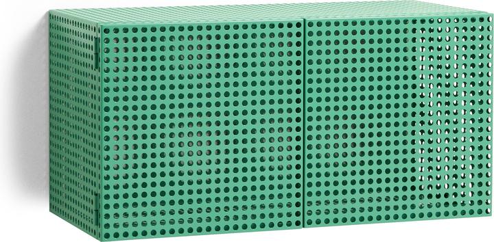 HAY - Perforated Cabinet Wall Small - H 45cm - Soft Jade