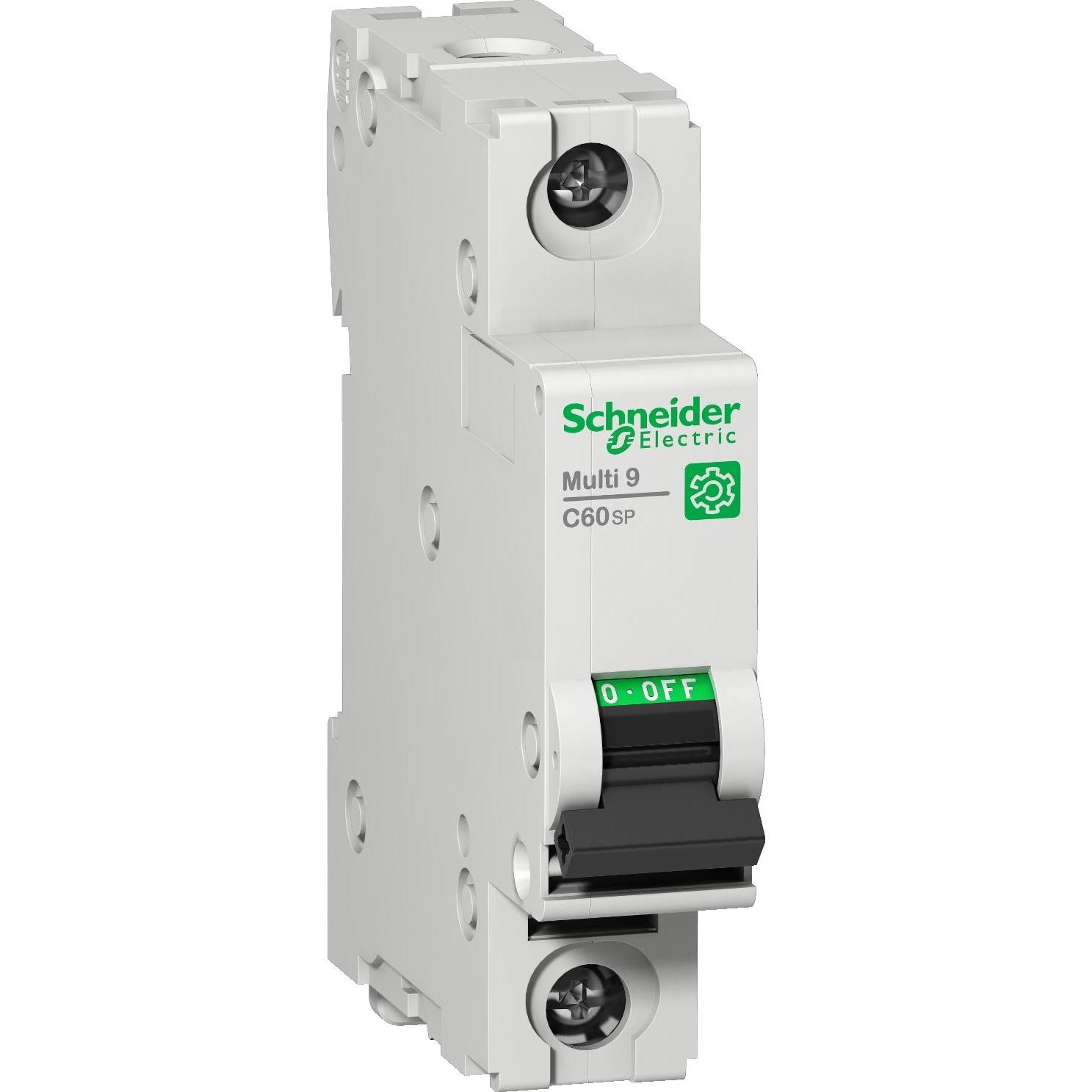 12x Schneider Electric, Schutzschalter, SE M9F21163 Multi 9 OEM LS-Schalter C60SP 1-polig 63A B-Char. 5kA 277V UL1077