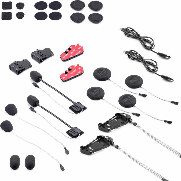 Produktbild Midland R1 Mesh Bluetooth-Headset für Motorräder (2er Set)