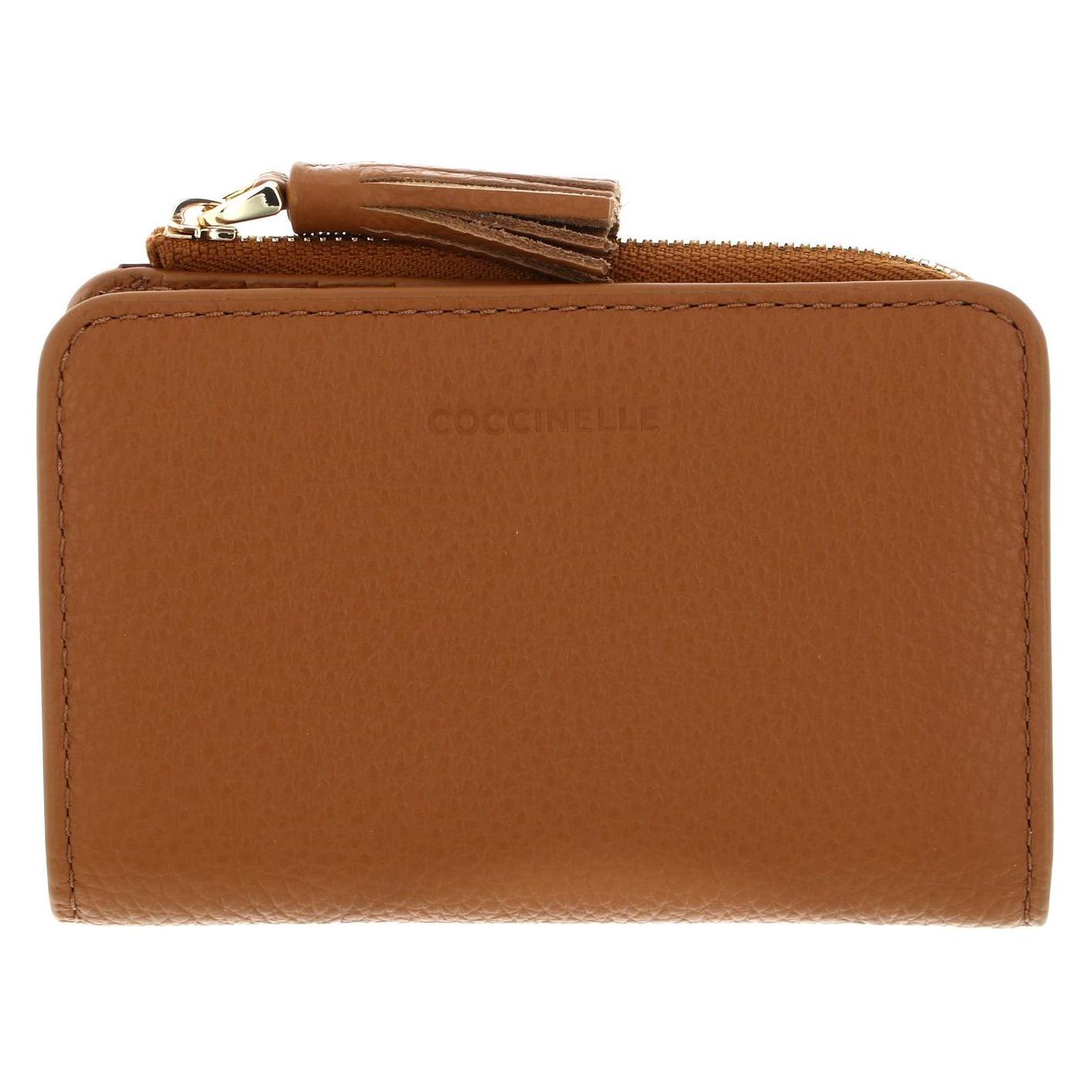 Coccinelle, Damen, Portemonnaie, Tassel Wallet, Braun