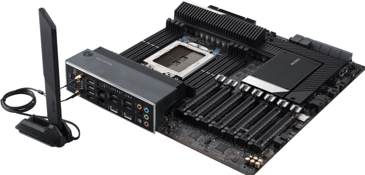 Produktbild ASUS Pro Ws Wrx80e-Sage Se Wifi Ii (sWRX8, AMD WRX80, E-ATX)