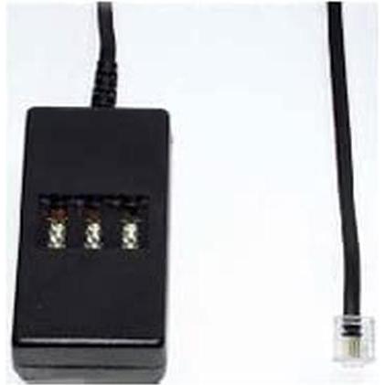 E+P ISDN-Telefonadapter 0,2m T 111/02 Westernstecker 8/4-TAE-NFN-Kupplung, Telefon Zubehör