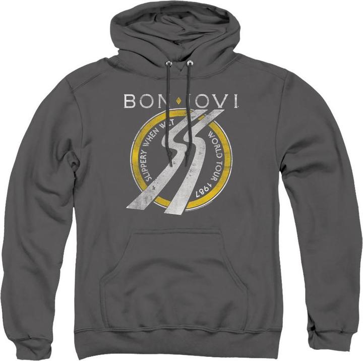 Produktbild Bon Jovi Slippery When Wet World Tour Kapuzenpullover (M)