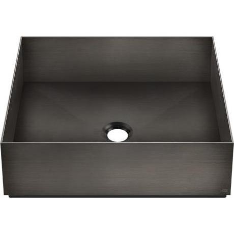 Gessi, Waschbecken, 316, Aufsatzbecken Edelstahl 400x400mm, 54605 (580 mm, 580 mm)