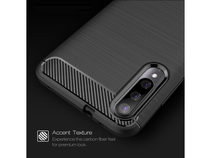 Actual product image Screenguard Xiaomi Mi A3 Hull Carbon Brushed Soft TPU (Mi A3)