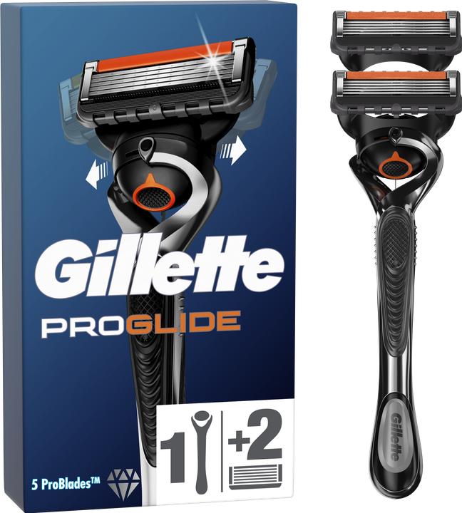 Actual product image Gillette Venus Gillette - Fusion Proglide Flexball Shaver For Men + 2 Spare Heads