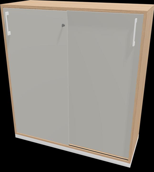 Amber oak decor with structure, White, Pearl grey