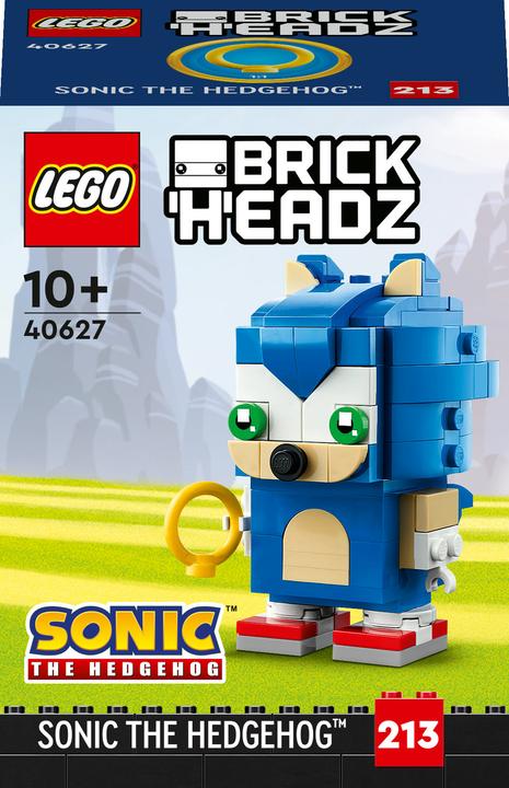 Actual product image LEGO Brickheadz Sonic the Hedgehog (40627, LEGO Brickheadz)