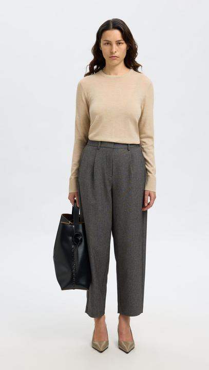 Produktbild Selected Femme Slfthea Ls Knit Merino O-Neck Noos (L)