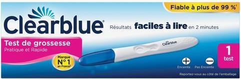 Actual product image Clearblue with discolouring tip (1 x)