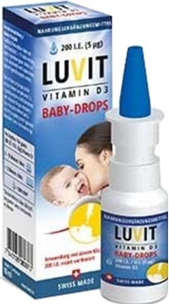 Actual product image Luvit Vitamin Baby Drops (1 Piece, Droplet, 30 g)