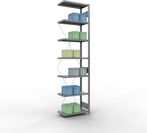 Actual product image Schulte Lagertechnik MULTIplus250 boltless bay system with cross brace