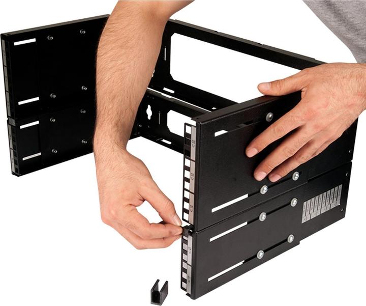 Image du produit Digitus Support de patch mural 4U 183x528x225 mm réglable en profondeur (4 HE, Rack 19 pouces)