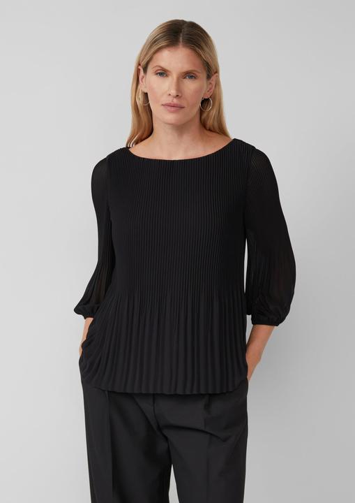 Immagine prodotto s.Oliver Bluse Plisseebluse mit 3/4-Arm (42)